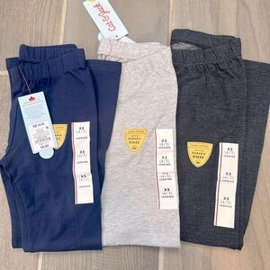 LAST CALL!!! Three (3) pairs Girls Cat & Jack XS pants NWT